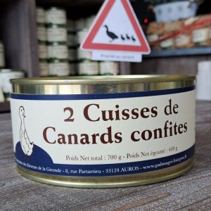 Cuisse de canard gras confite boîte 700g