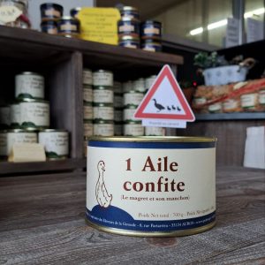 Aile de canard gras confit 700g