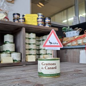 Gratton de canard boîte 180g